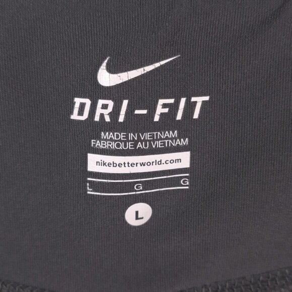 NIKE DRI-FIT Women’s Leggings Pants Wide Leg Flare Gray Training Yoga Luxe LARGE - Picture 4 of 11